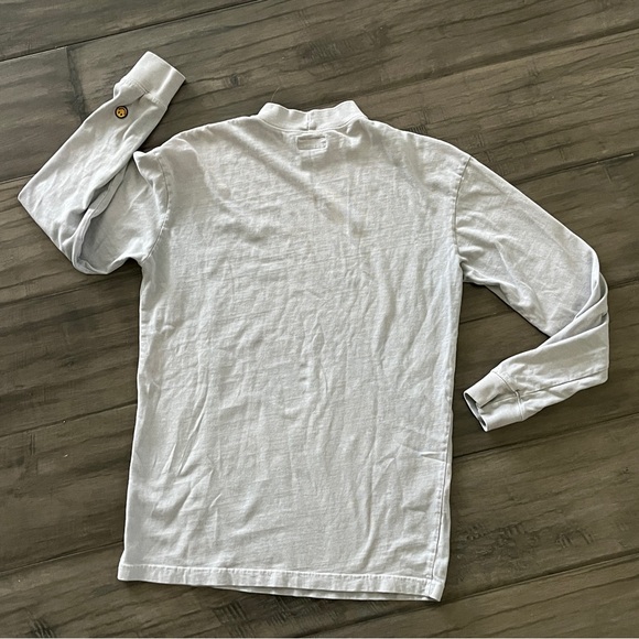 Chinatown Market Smiley Originals  Mock Neck Long Sleeve Shirt - Size Small - Picture 5 of 11